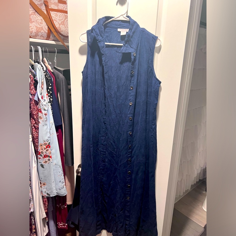 Midi Button Down Dress